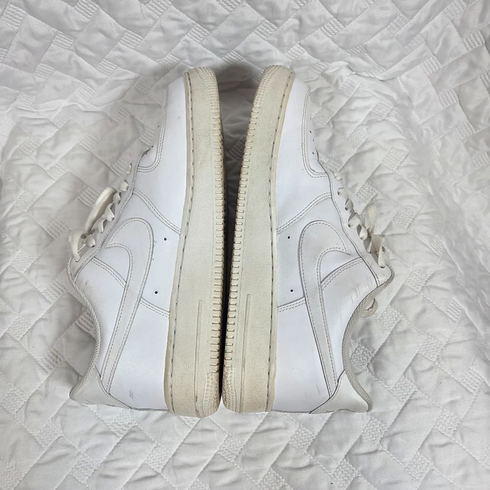 Nike Air Force 1 Low Sneakers In All White Color-way Size 12 Men’s